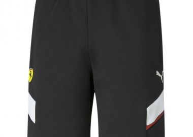 Puma Scuderia Ferrari Ανδρικό T-shirt Μαύρο με Στάμπα 538184-01 - Puma - 