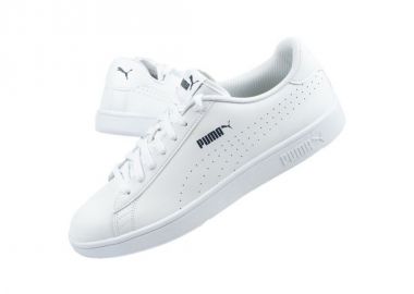 Puma Smash V2 L Perf Γυναικεία Sneakers Λευκά 365213-02 - Puma - 