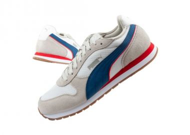 Puma sports shoes men's sneakers ST Miler fashionable comfortable light gray white - Puma - 