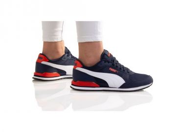 Puma St Runner V3 Ανδρικά Sneakers Navy Μπλε 385510-09 - Puma - 