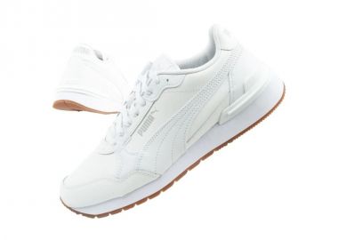 Puma ST Runner v4 sports shoes sneakers men's white leather fashionable - Puma - 