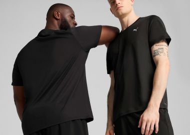 PUMA TAD ESSENTIALS SOLID CAT TRAINING T-SHIRT ΜΑΥΡΟ - PUMA - 