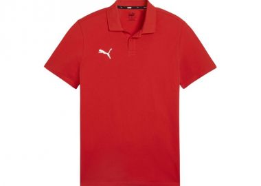 Puma Team Goal Casuals Polo Shirt Red 658605 01 - Puma - 