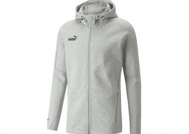 Puma TeamFinal Ανδρική Ζακέτα με Φερμουάρ και Κουκούλα Navy Μπλε 657383-06 - Puma - 