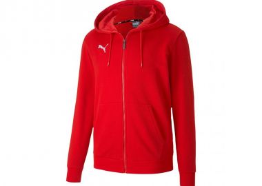Puma Teamgoal 23 Ανδρική Φούτερ Ζακέτα με Κουκούλα και Τσέπες Κόκκινη 656708-01 - Puma - 