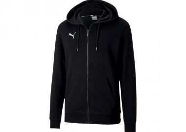 Puma Teamgoal 23 Ανδρική Φούτερ Ζακέτα με Κουκούλα και Τσέπες Μαύρη 656708-03 - Puma - 