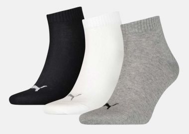PUMA UNISEX QUARTER PLA SOCKS ΠΟΛΥΧΡΩΜΟ - PUMA - 