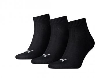 Puma Unisex Quarter Plain 3pak Socks 906978 3227108000 12 - Puma - 