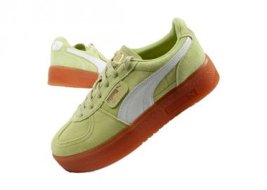 Puma women's shoes sports sneakers Palermo platform fashionable green - Puma - 