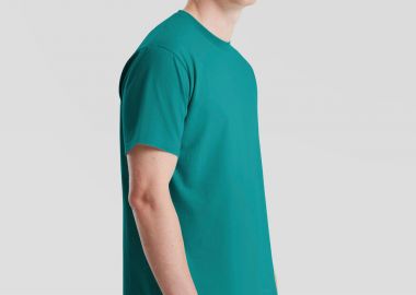 Pure Cotton T-Shirt Fruit of the Loom 061362 Ocean Teal -  - 