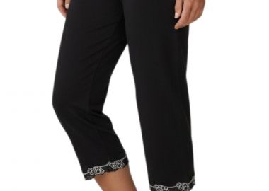 Πυτζάμα Hanro Παντελόνι Crop Pant KATHARINE 2674-BLACK Γυναικείο - Hanro - 