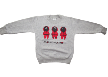 RABOO ΠΑΙΔΙΚΗ ΕΦΗΒΙΚΗ ΦΟΥΤΕΡ ΜΠΛΟΥΖΑ 1377 - γκρι ΓΚΡΙ - OEM - 