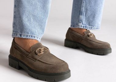 RAGAZZA Σουέντ Δερμάτινα Loafers - 0190 - Λαδί - RAGAZZA - 