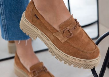 RAGAZZA Σουέντ Loafers - 307 - Ταμπά - RAGAZZA - 