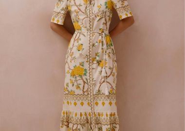 Raishma γυναικείο φόρεμα midi με floral print 