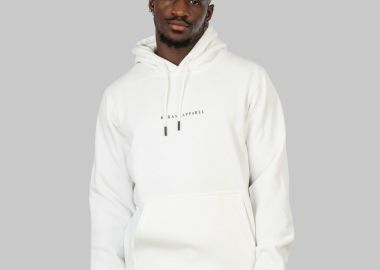 REBASE HIGH DENSITY PRINT BRUSHED FLEECE HOODIE ΜΠΕΖ - REBASE - 