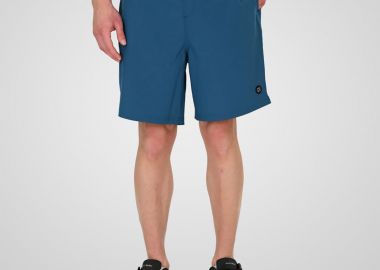 REBASE LONG SWIM SHORTS ΜΠΛΕ - REBASE - 