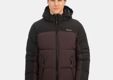 REBASE MID LENGTH PADDED JACKET ΜΑΥΡΟ - REBASE - 
