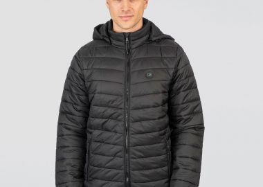 REBASE PADDED JACKET ΜΑΥΡΟ - REBASE - 
