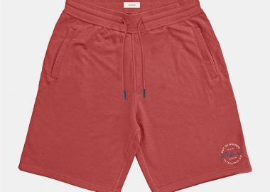 REBASE TERRY FLEECE SHORTS ΚΟΚΚΙΝΟ - REBASE - 