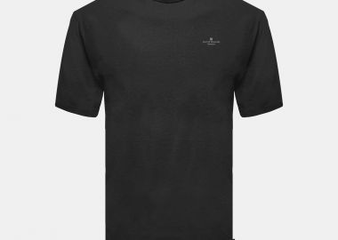 REBASE THIN HIGH DENSITY PRINT T-SHIRT ΜΑΥΡΟ - REBASE - 