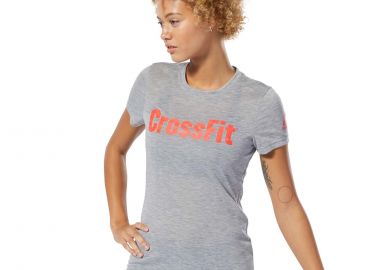 REEBOK CROSSFIT SPEEDWICK F.E.F. TEE ΓΚΡΙ - REEBOK SPORT - 