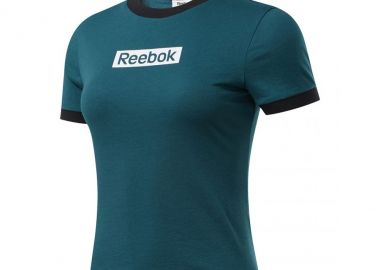 Reebok Training Essentials Linear Logo Γυναικείο Αθλητικό T-shirt Μαύρο FK6681 - Reebok - 