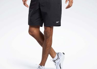 REEBOK TRAINING ESSENTIALS UTILITY SHORTS ΜΑΥΡΟ - REEBOK SPORT - 