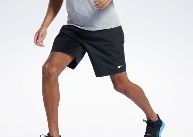 REEBOK TRAINING ESSENTIALS UTILITY SHORTS ΜΑΥΡΟ - REEBOK SPORT - 