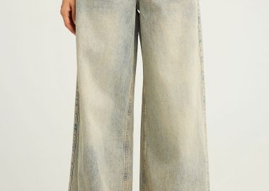 Regular fit βαμβακερό τζιν παντελόνι - FUNKY BUDDHA - 