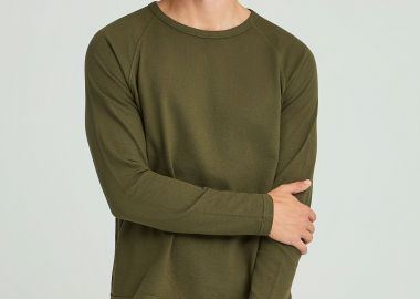 Regular fit t-shirt με raw edges - FUNKY BUDDHA - 