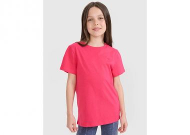 Regular plain girls' Tshirt 4F 4FJWSS25TTSHF217755S - 4f - 