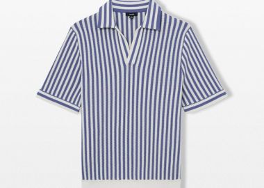 REISS Ανδρικό Μπλε Short Sleeved Polo Shirt - REISS - 