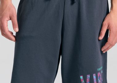 Relaxed fit αθλητική βερμούδα με τύπωμα - FUNKY BUDDHA - 