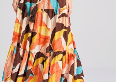 Relaxed fit εμπριμέ μάξι φούστα σε ethnic look - FUNKY BUDDHA - 