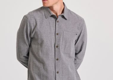 Relaxed fit flannel πουκάμισο με pattern - FUNKY BUDDHA - 