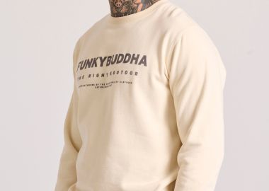 Relaxed fit φούτερ με Funky Buddha τύπωμα - FUNKY BUDDHA - 