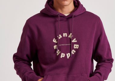 Relaxed fit φούτερ με graphic τύπωμα - FUNKY BUDDHA - 