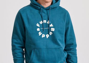 Relaxed fit φούτερ με graphic τύπωμα - FUNKY BUDDHA - 