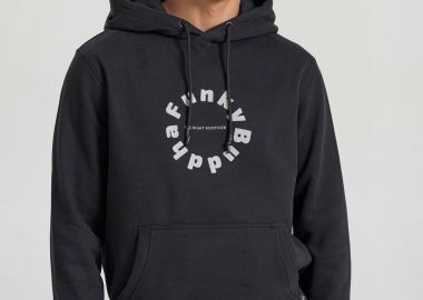 Relaxed fit φούτερ με graphic τύπωμα - FUNKY BUDDHA - 