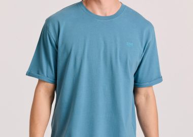 Relaxed fit garment dyed t-shirt - FUNKY BUDDHA - 