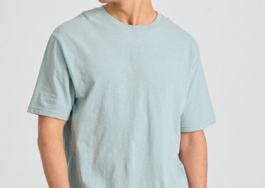 Relaxed fit linen blend t-shirt - FUNKY BUDDHA - 