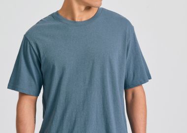 Relaxed fit linen blend t-shirt - FUNKY BUDDHA - 