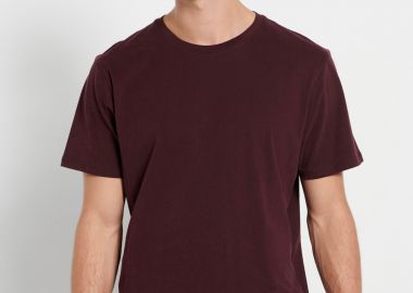 Relaxed fit μονόχρωμο t-shirt - FUNKY BUDDHA - 