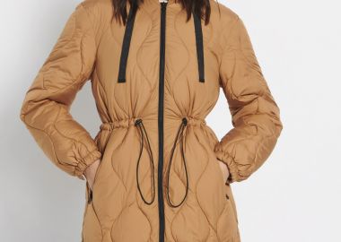 Relaxed fit puffer μπουφάν με αποσπώμενη κουκούλα - FUNKY BUDDHA - 