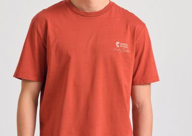 Relaxed fit t-shirt με ethnic look τύπωμα - FUNKY BUDDHA - 