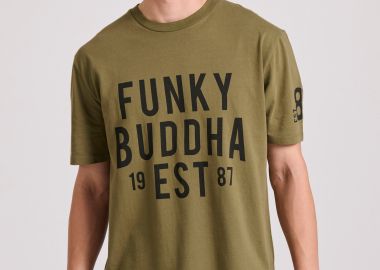 Relaxed fit t-shirt με Funky Buddha τύπωμα - FUNKY BUDDHA - 