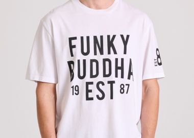 Relaxed fit t-shirt με Funky Buddha τύπωμα - FUNKY BUDDHA - 