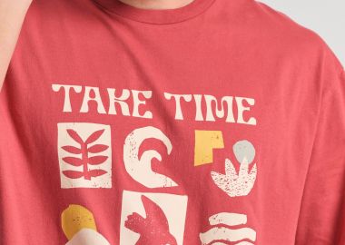 Relaxed fit t-shirt με graphic τύπωμα - FUNKY BUDDHA - 