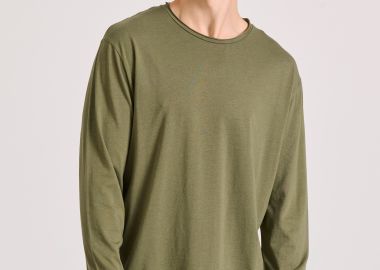 Relaxed fit t-shirt με raw edges - FUNKY BUDDHA - 